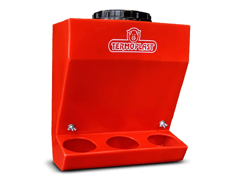 Comedero iniciador con tolva